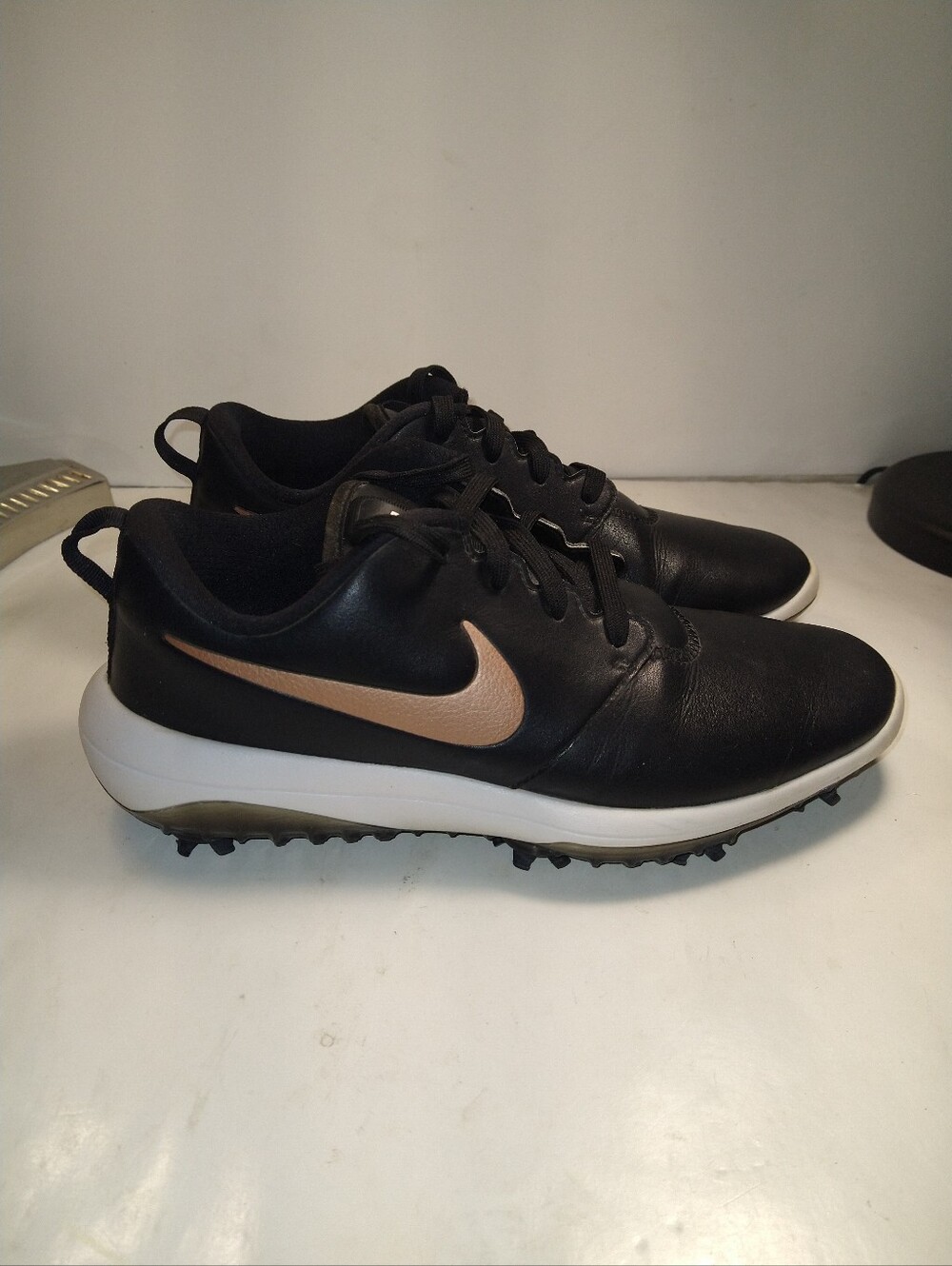 Nike Roshe G Tour Black Rose Golf Shoes Women's sz 8.5 (AR5582-001).